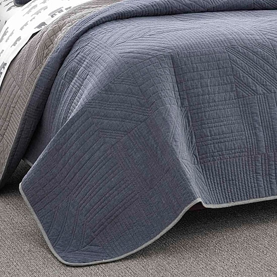 Eddie Bauer Hidden Lake Plaid Reversible Quilt Set