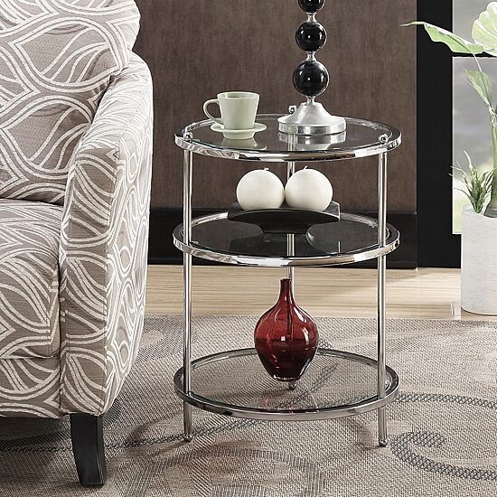 Convenience Concepts Metal End Table
