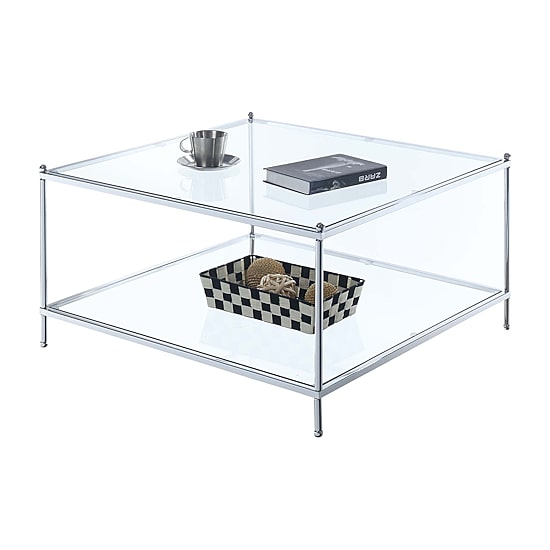 Convenience Concepts Metal Coffee Table