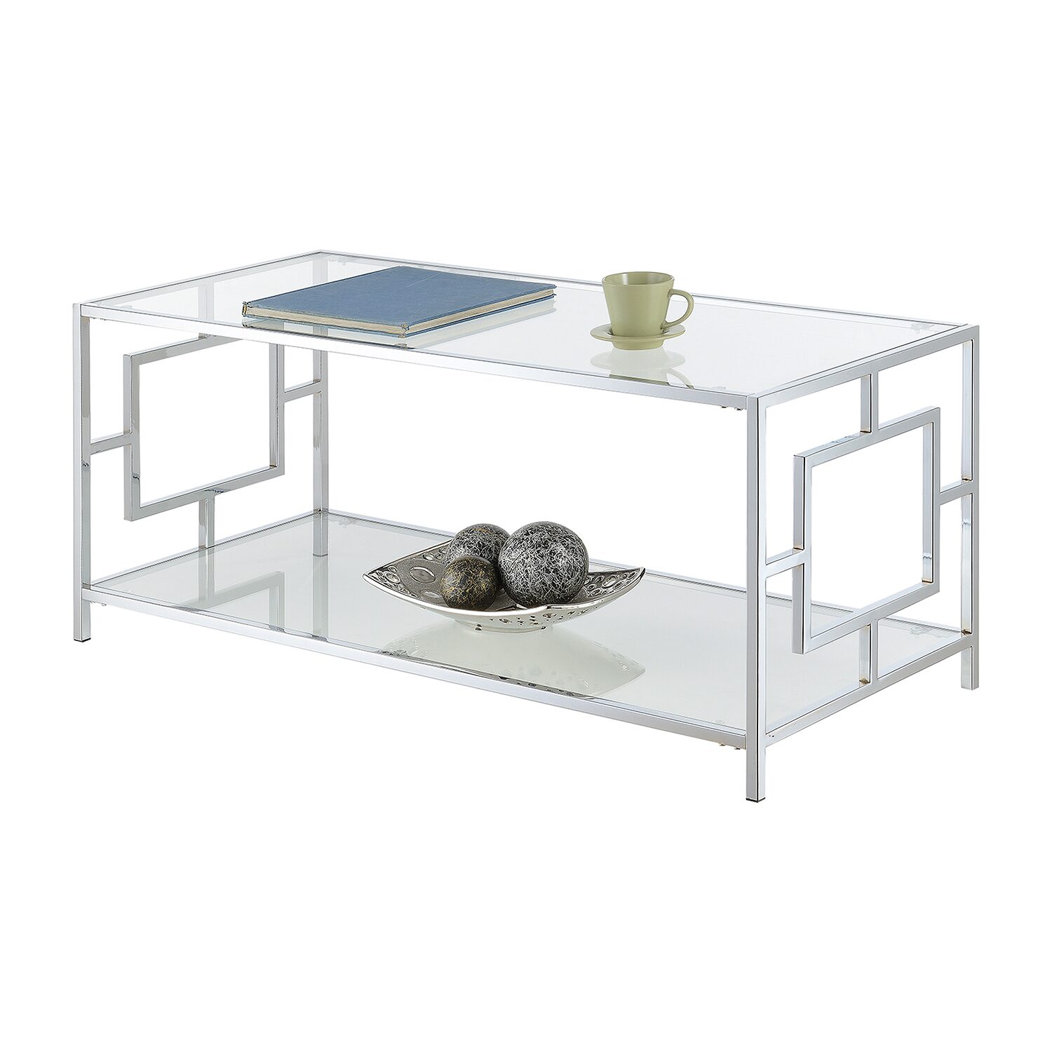 Convenience Concepts Metal Coffee Table