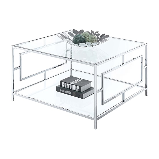 Convenience Concepts Metal Coffee Table