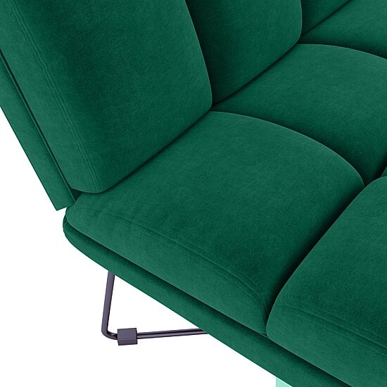Pama Armless Chair and Ottoman