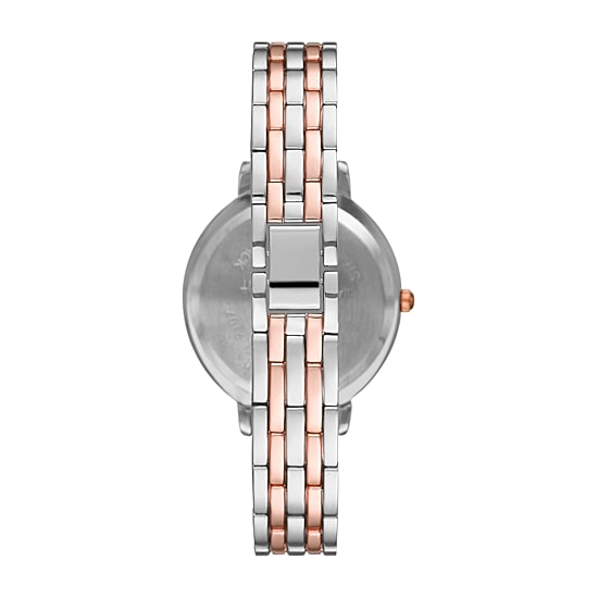 Geneva Womens Crystal Accent Two Tone Bracelet Watch Fmdjm236