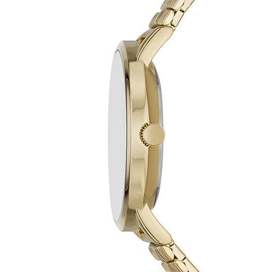 Mens Gold Tone Stainless Steel Expansion Watch Fmdjo236