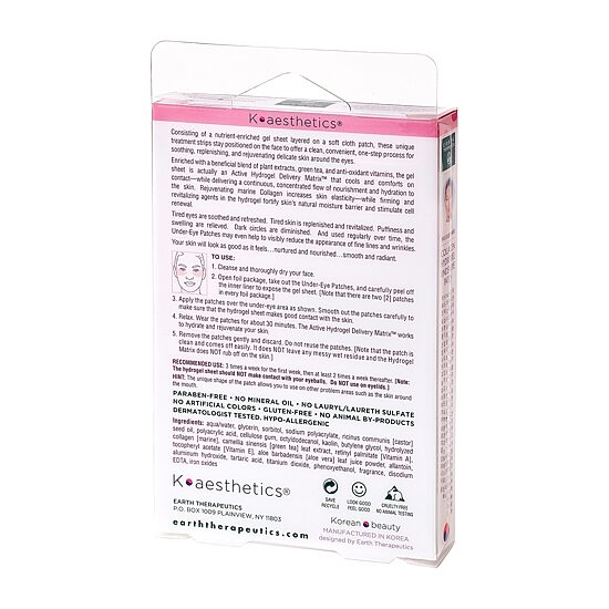 Earth Therapeutics Collagen Undereye Hydro Gel Patch