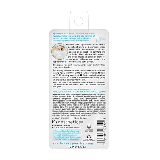 Earth Therapeutics Pure Gel Undereye Hyaluronic Acid