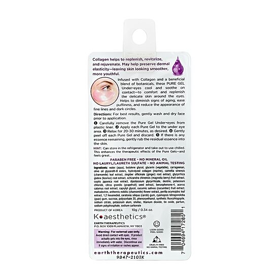 Earth Therapeutics Infused Collagen Pure Gel Undereye