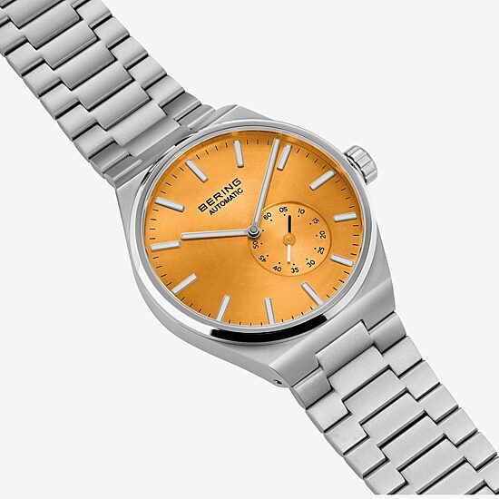 Bering Mens Automatic Silver Tone Stainless Steel Bracelet Watch 19441-701