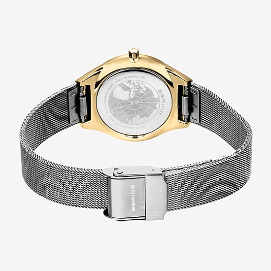 Bering Womens Silver Tone Stainless Steel Bracelet Watch 18729-010