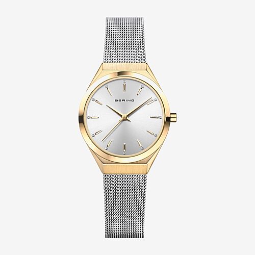 Bering Womens Silver Tone Stainless Steel Bracelet Watch 18729-010, One Size