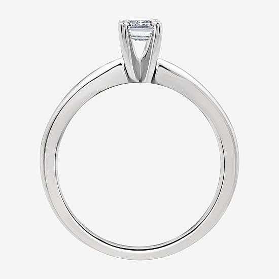I Said Yes (H-I / I1) Womens 1 CT. T.W. Lab Grown White Diamond Sterling Silver Solitaire Bridal Set