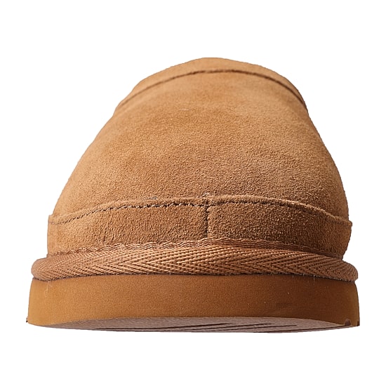 Lamo Womens Faux Fur Trim Slip-On Slippers