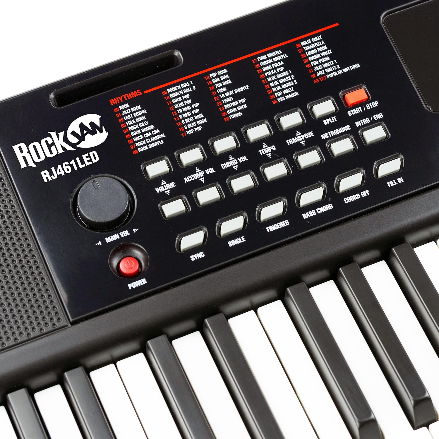 Rockjam 461 Keyboard Piano With Keynote Stickers