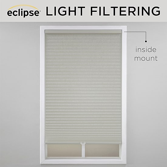 Eclipse Honeycomb Cut-To-Width Cordless Light-Filtering Cellular Shade