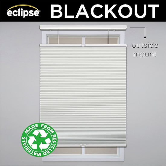 Eclipse Honeycomb Cut-To-Width Cordless Top Down Bottom Up Blackout Cellular Shade