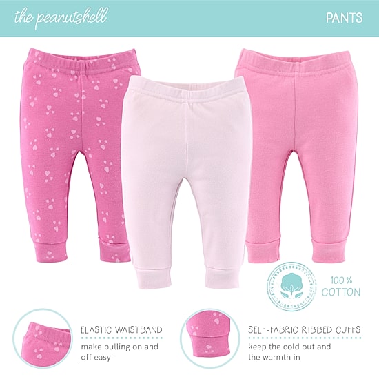 The Peanutshell Pretty Pink Baby Girls 16-pc. Baby Clothing Set