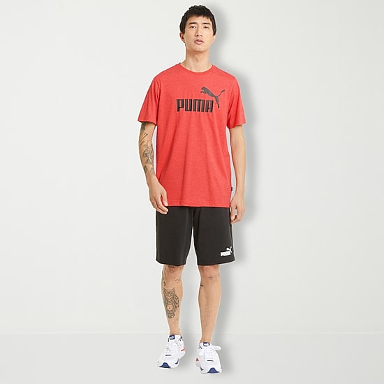 PUMA Essentials Mens Crew Neck Short Sleeve Active T-Shirt