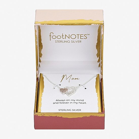 Footnotes Womens Pendant Necklace