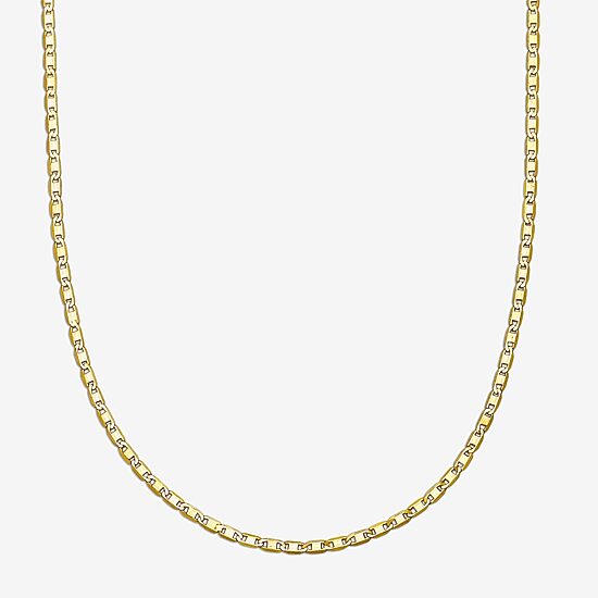 Unisex Adult 14K Gold 18 Inch Valentino Chain Necklace