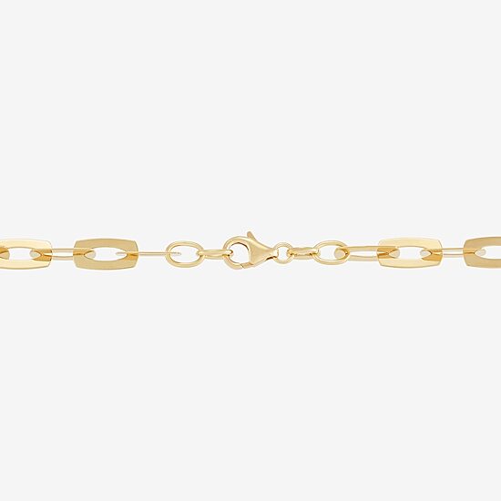 Mia Oro Womens 14K Gold 18 Inch Link Necklace