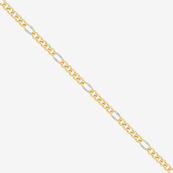 Mia Oro Womens 14K Gold 18 Inch Link Necklace