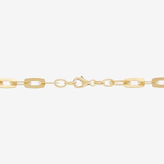 Mia Oro Womens 14K Gold 7.5 Inch Link Bracelet