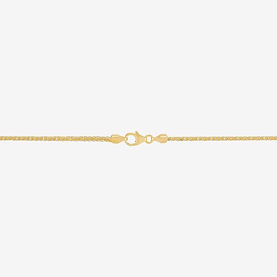 Mia Oro Womens 14K Gold 18 Inch Link Necklace