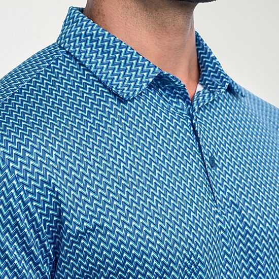Antigua Streak Mens Short Sleeve Polo Shirt