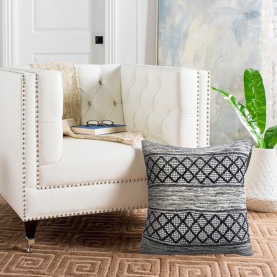 LR Home Harry Diamond Square Throw Pillow