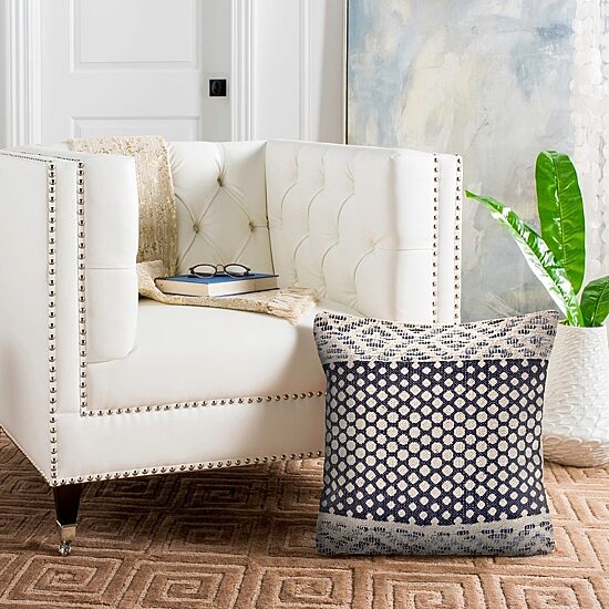 LR Home Mille Modern Square Throw Pillow
