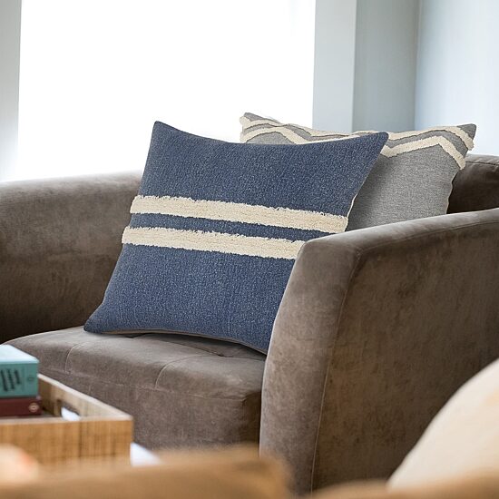 LR Home Sunny Casual Square Throw Pillow