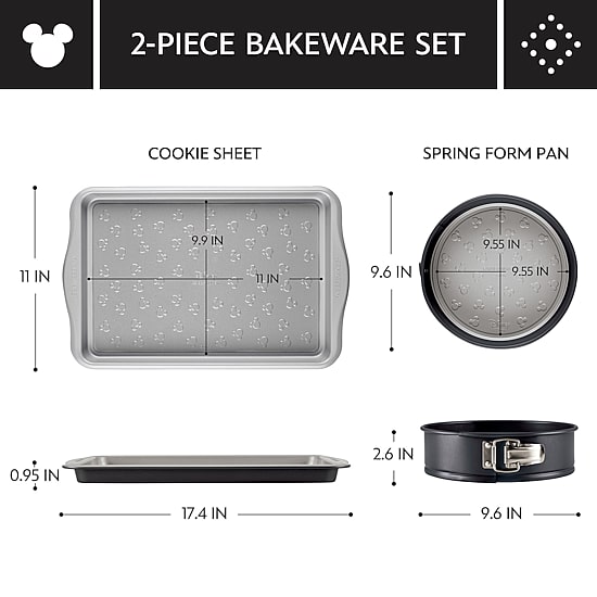 Farberware Disney Bake with Mickey Mouse 2-pc. Bakeware Set