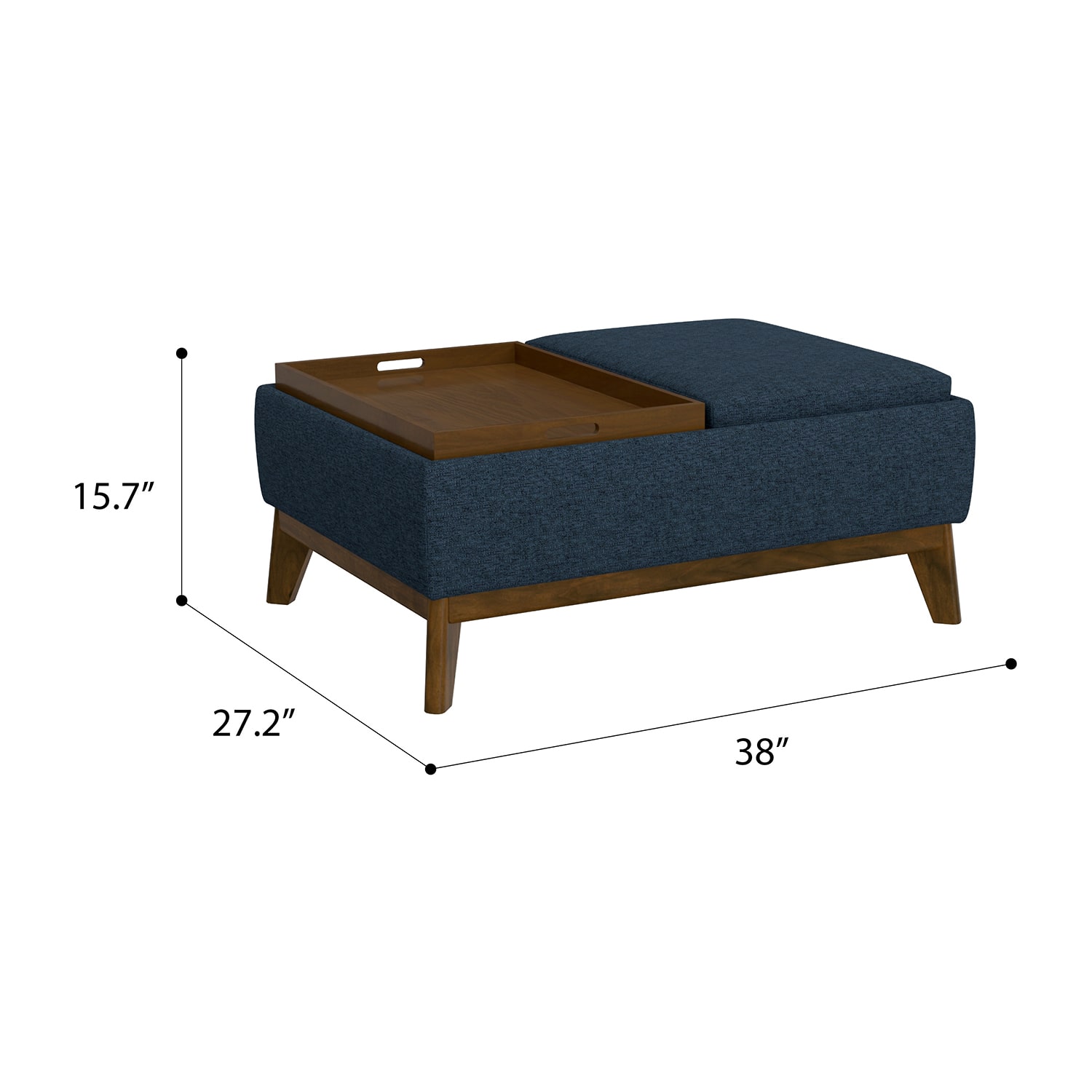 Home Point Cloud Storage Ottoman