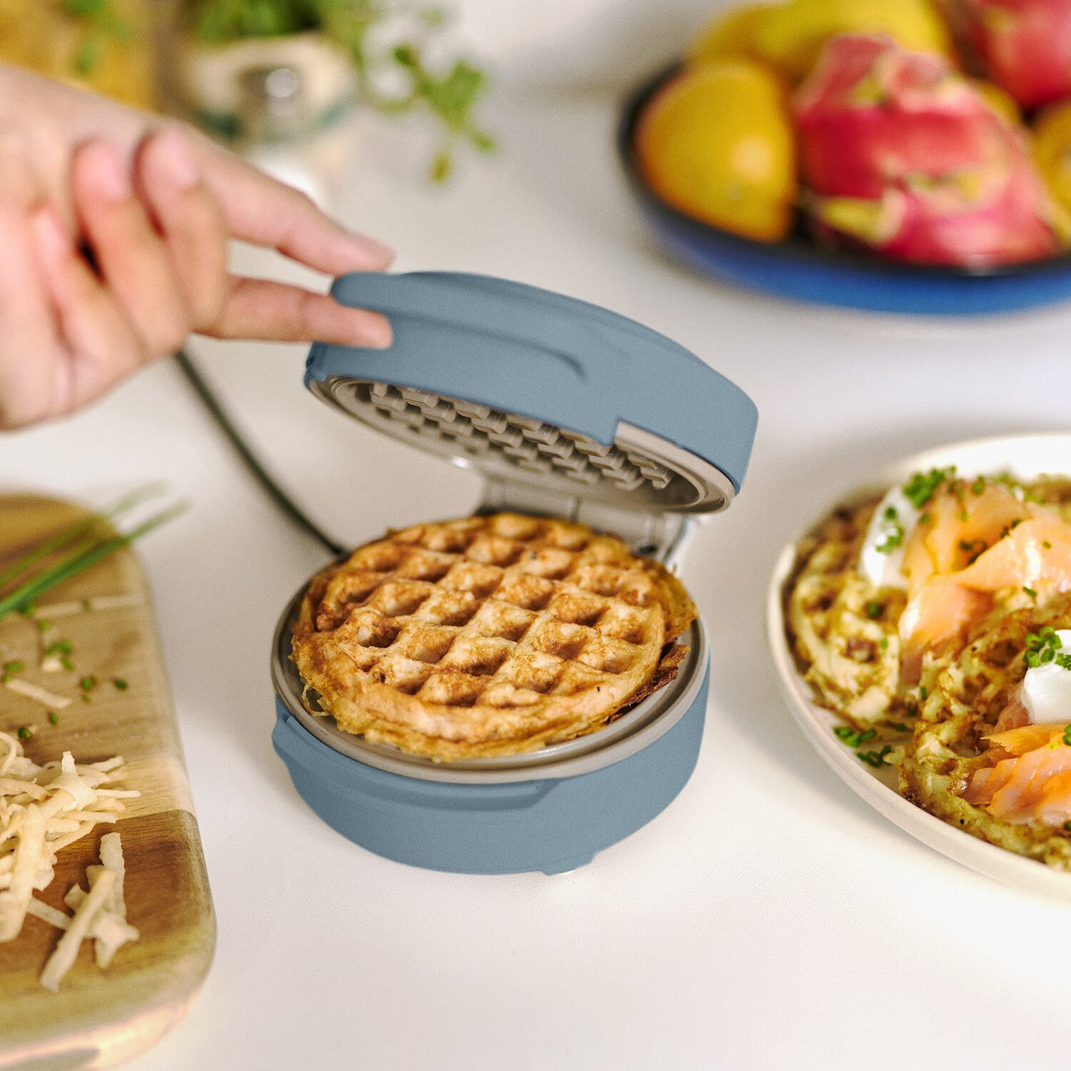 bella Stack & Store Mini Waffle Maker, Fits-anywhere™ kitchenware