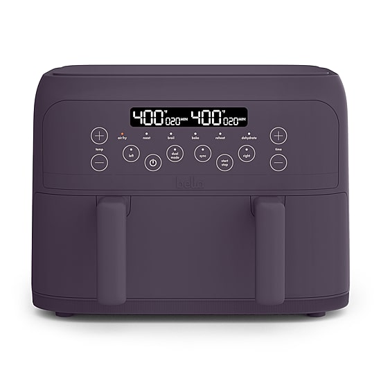 bella 4Qt Trizone Air Fryer, Fits-anywhere™ kitchenware