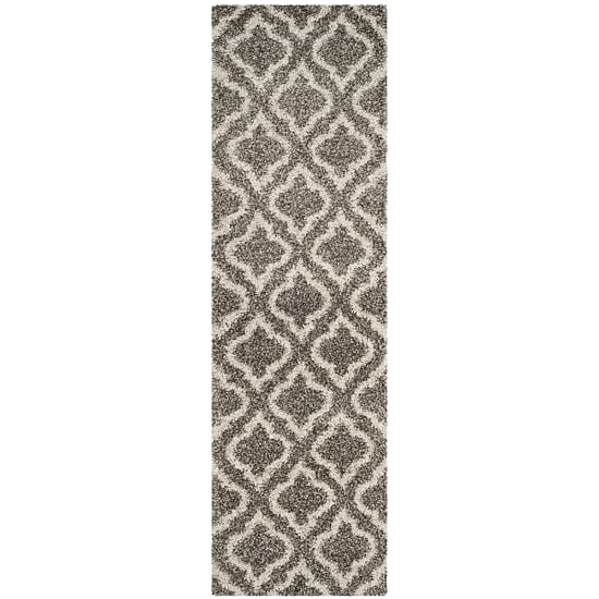 Safavieh Hudson Shag Collection Toireasa Geometric Runner Rug