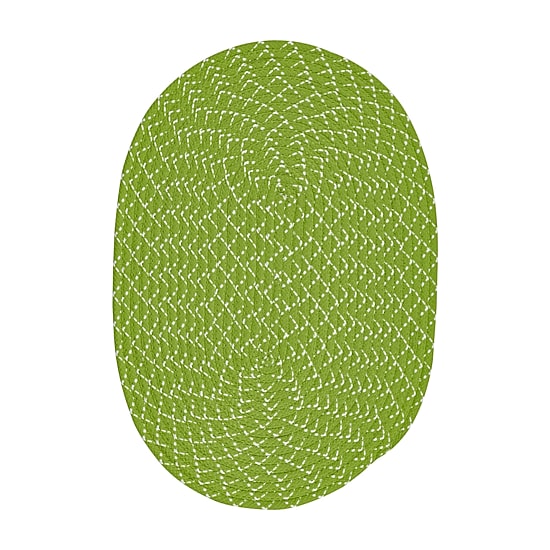 Better Trends Sunsplash Braided Reversible Indoor Outdoor Oval Accent Rug