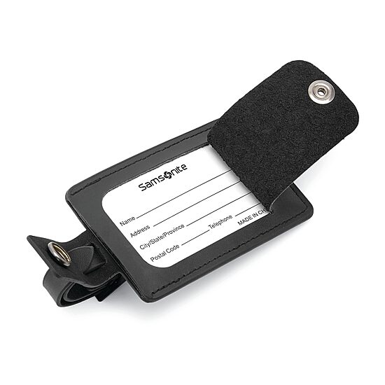 Samsonite 2 Pack Leather ID Tags