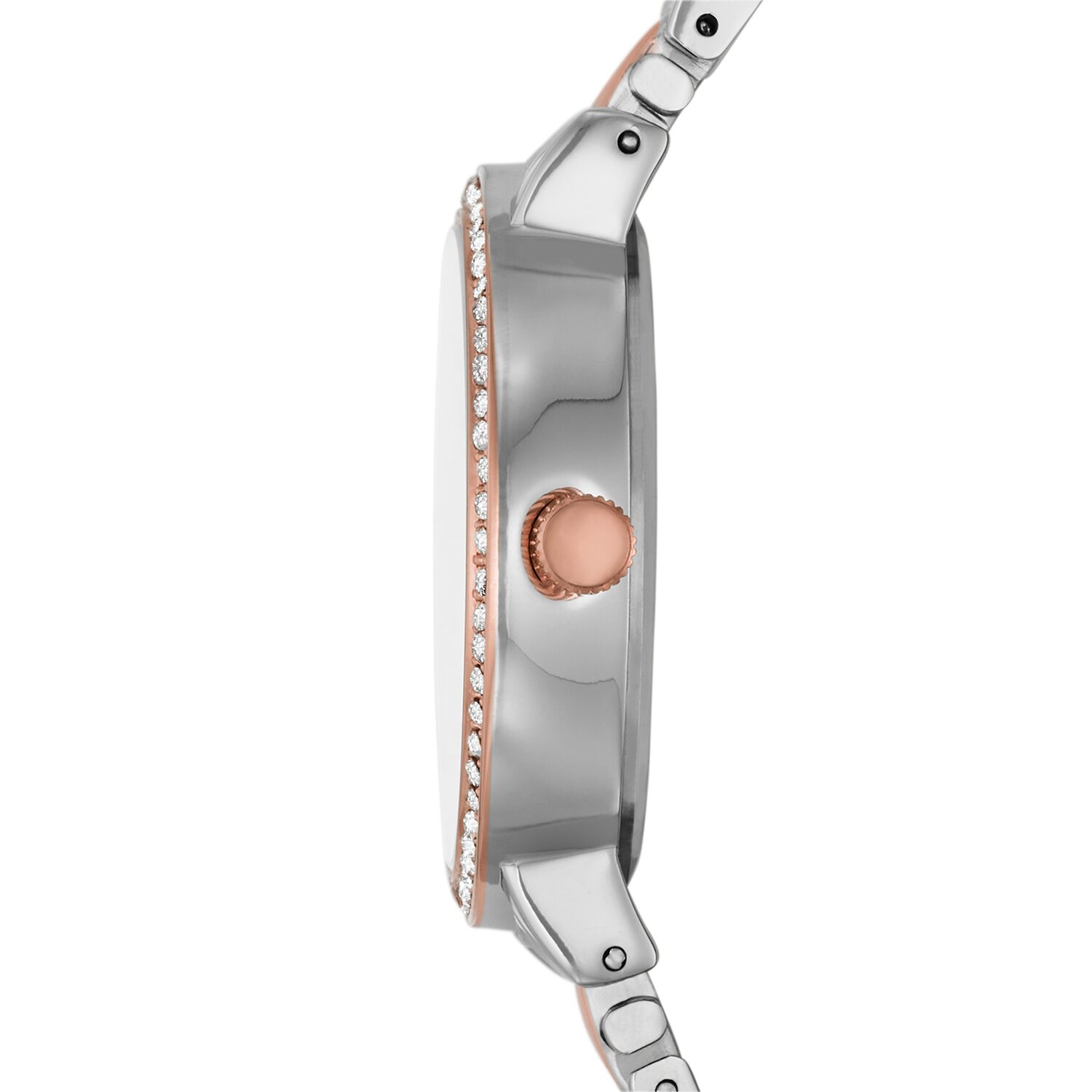 Geneva Womens Crystal Accent Two Tone Bracelet Watch Fmdjm242