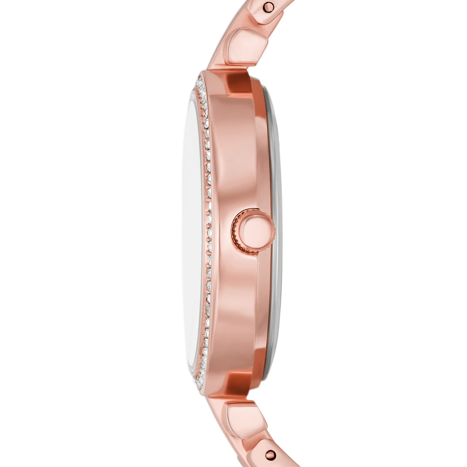 Geneva Womens Crystal Accent Rose Goldtone 2-pc. Watch Boxed Set Fmdjset068