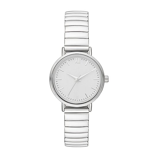 Womens Silver Tone Stainless Steel Expansion Watch Fmdjo222