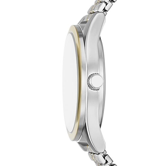 Mens Two Tone Stainless Steel Expansion Watch Fmdjo234