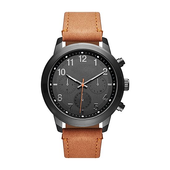 Mens Brown Strap Watch Fmdjo238