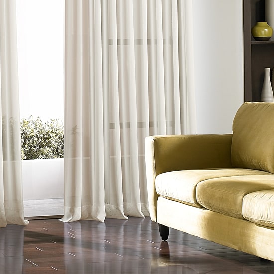 CHF Soho Grommet Top Sheer Single Curtain Panel