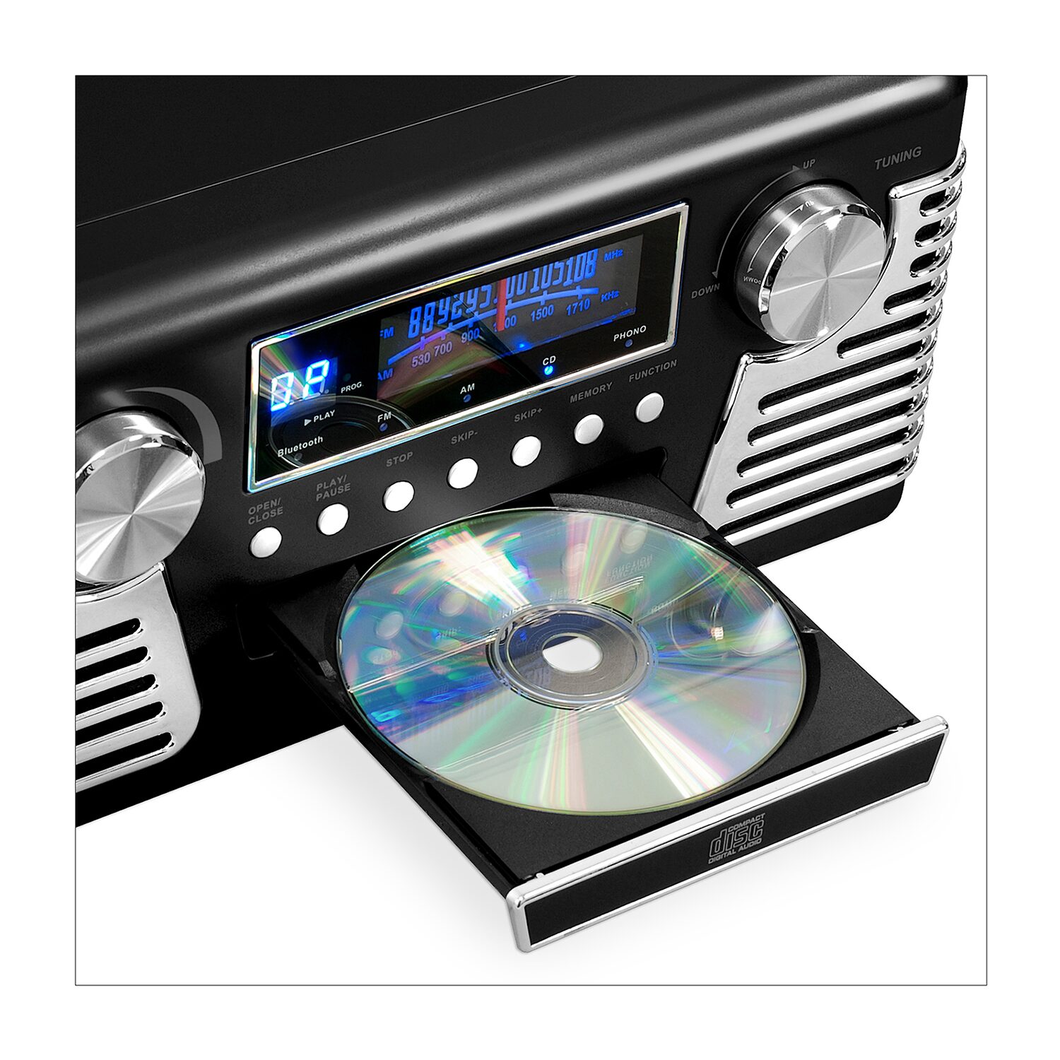 Victrola V50-200 50's Retro Stereo with Turntable, CD Player and Bluetooth