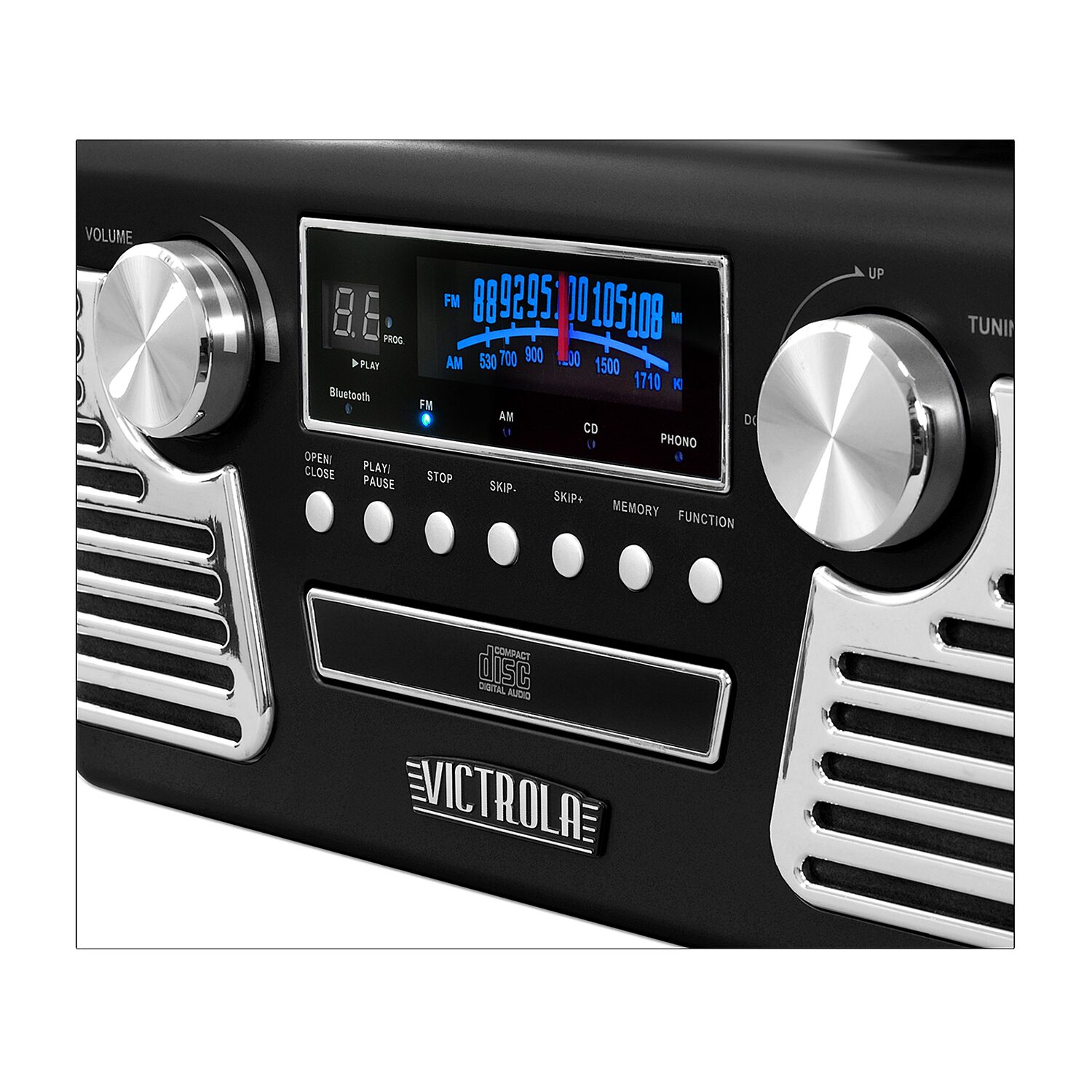 Victrola V50-200 50's Retro Stereo with Turntable, CD Player and Bluetooth