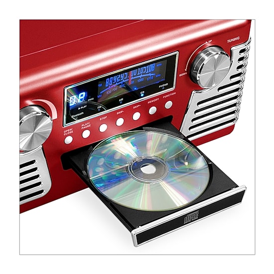 Victrola V50-200 50's Retro Stereo with Turntable, CD Player and Bluetooth