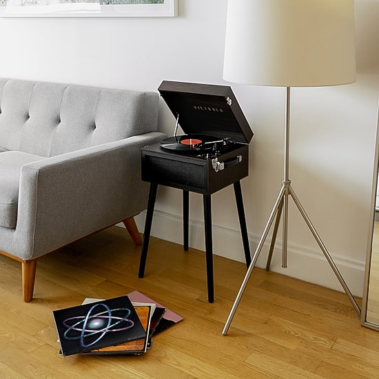 Victrola VTA-75 Bluetooth Record Player Stand with 3-Speed Turntable