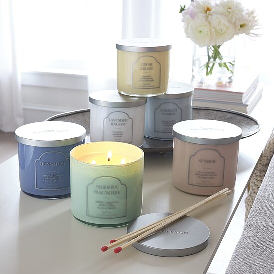 Distant Lands 14oz Creme Brulee 3-Wick Scented Jar Candle