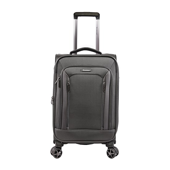Brookstone Elswood 21 Inch Softside Lightweight Carry-On Spinner Luggage
